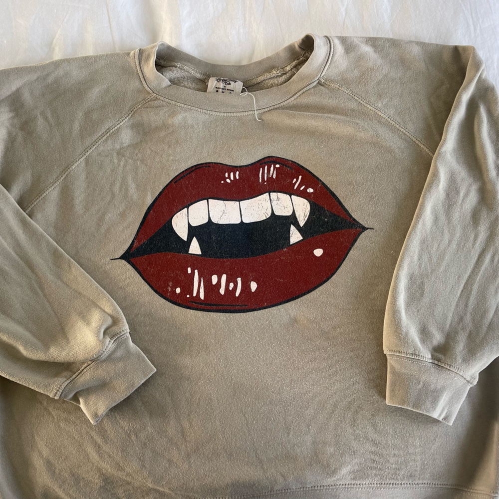 Living Fully Co Halloween Sweatshirt Size Medium